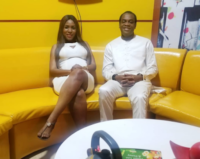 Donald Duke was at Linda Ikeji TV studios today...and he was the most amazing guest! (photos)