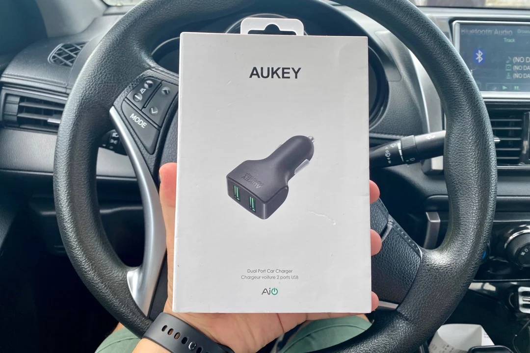 Aukey Dual Port Car Charger Shopee 7.7 Sale