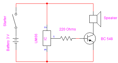 Simple Fire Alarm Circuit Diagram