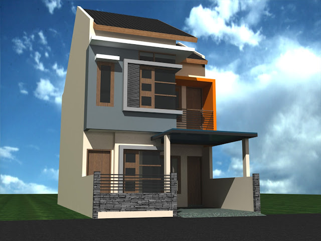 Contoh rumah minimalis 3 lantai