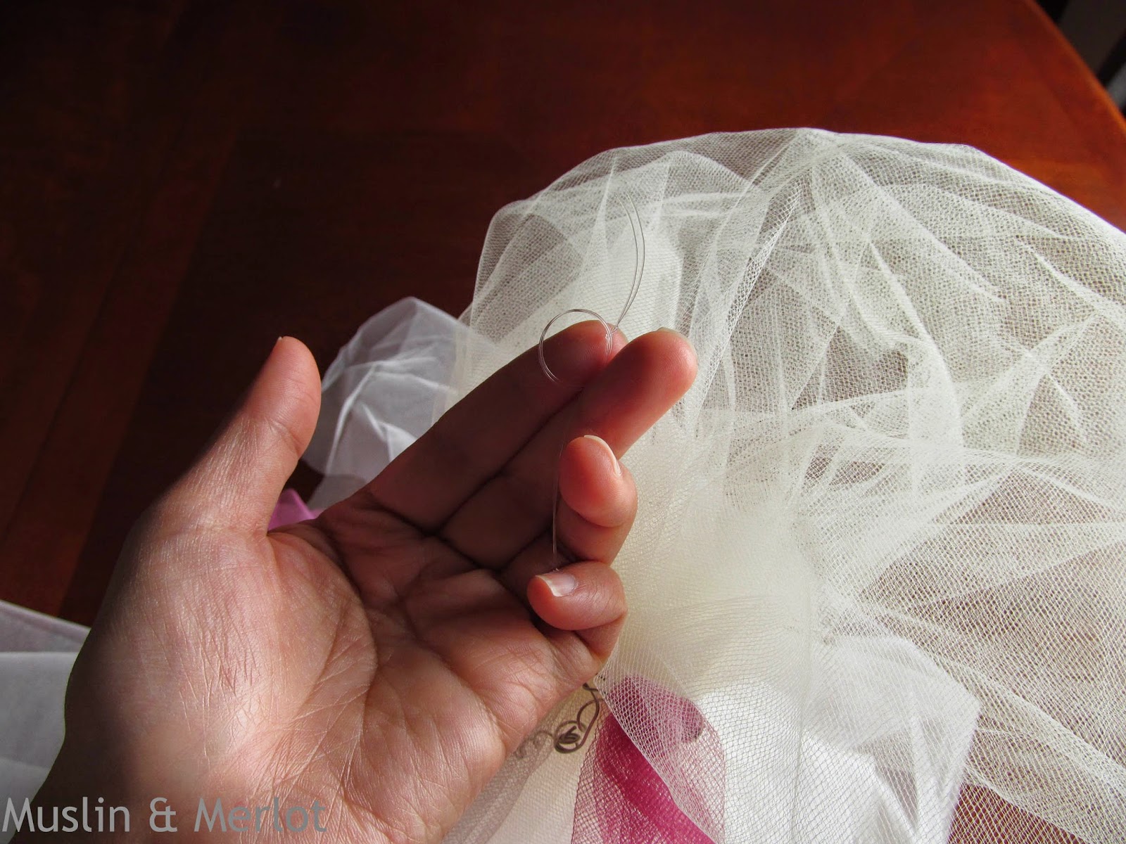 Easy & Pretty Tulle Wedding Decor {Chair Backs, Stair Railings, Church