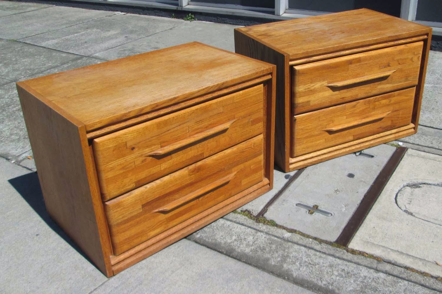 UHURU FURNITURE & COLLECTIBLES SOLD Pair of Nightstands 70