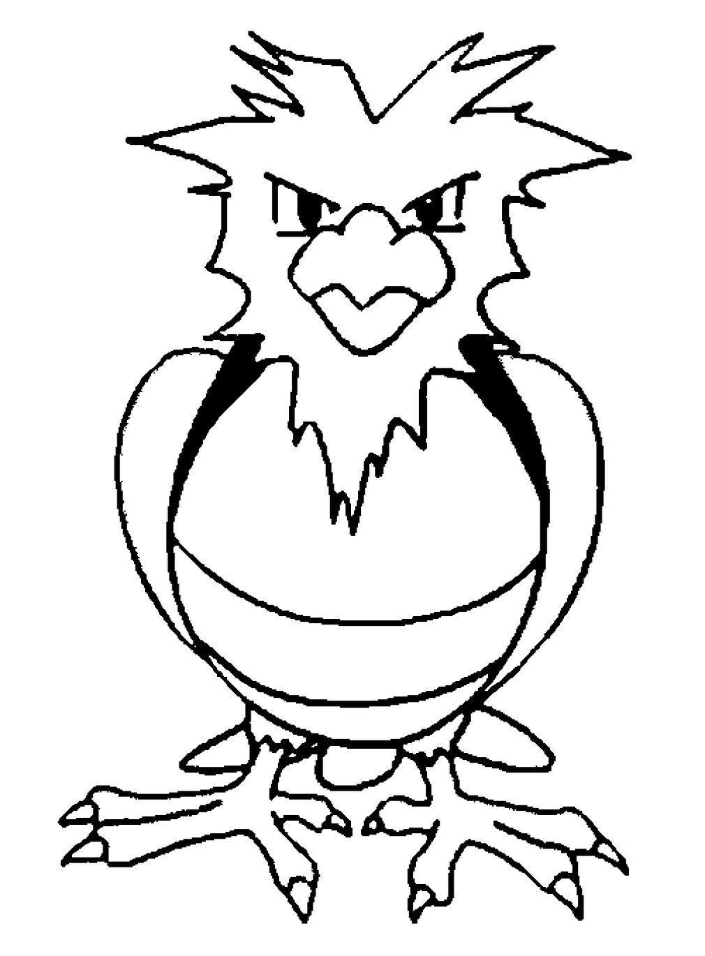 Pokemon Spearow Coloring Pages Free to Print Free Pokemon Coloring Pages