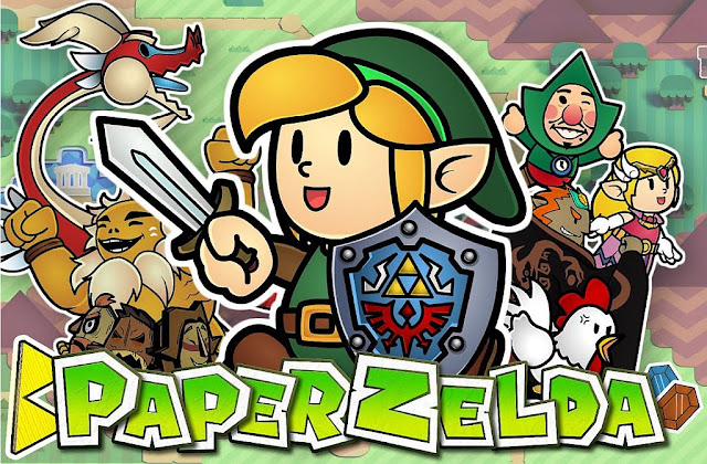 Paper Zelda: fã cria incrível animação que mistura Zelda e Paper Mario