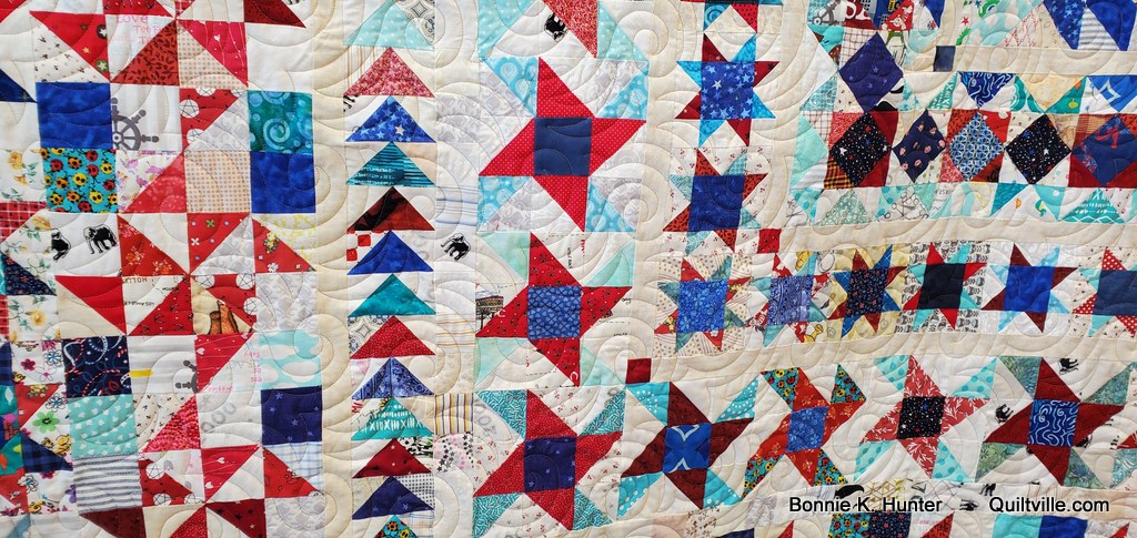 Not Quite Girly Patchwork Quilt
