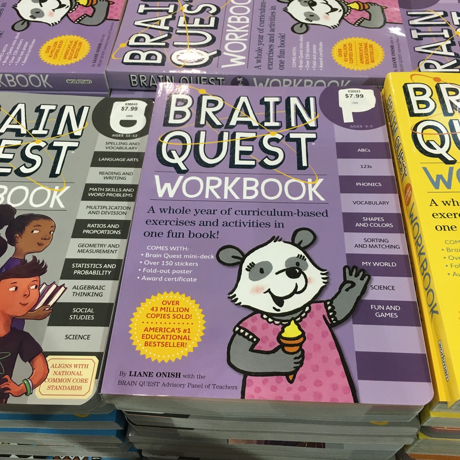 the Costco Connoisseur Save on Grade School Workbooks at Costco!