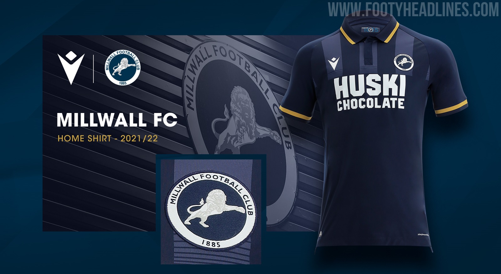 Millwall 21-22 Away Kit Released - Footy Headlines