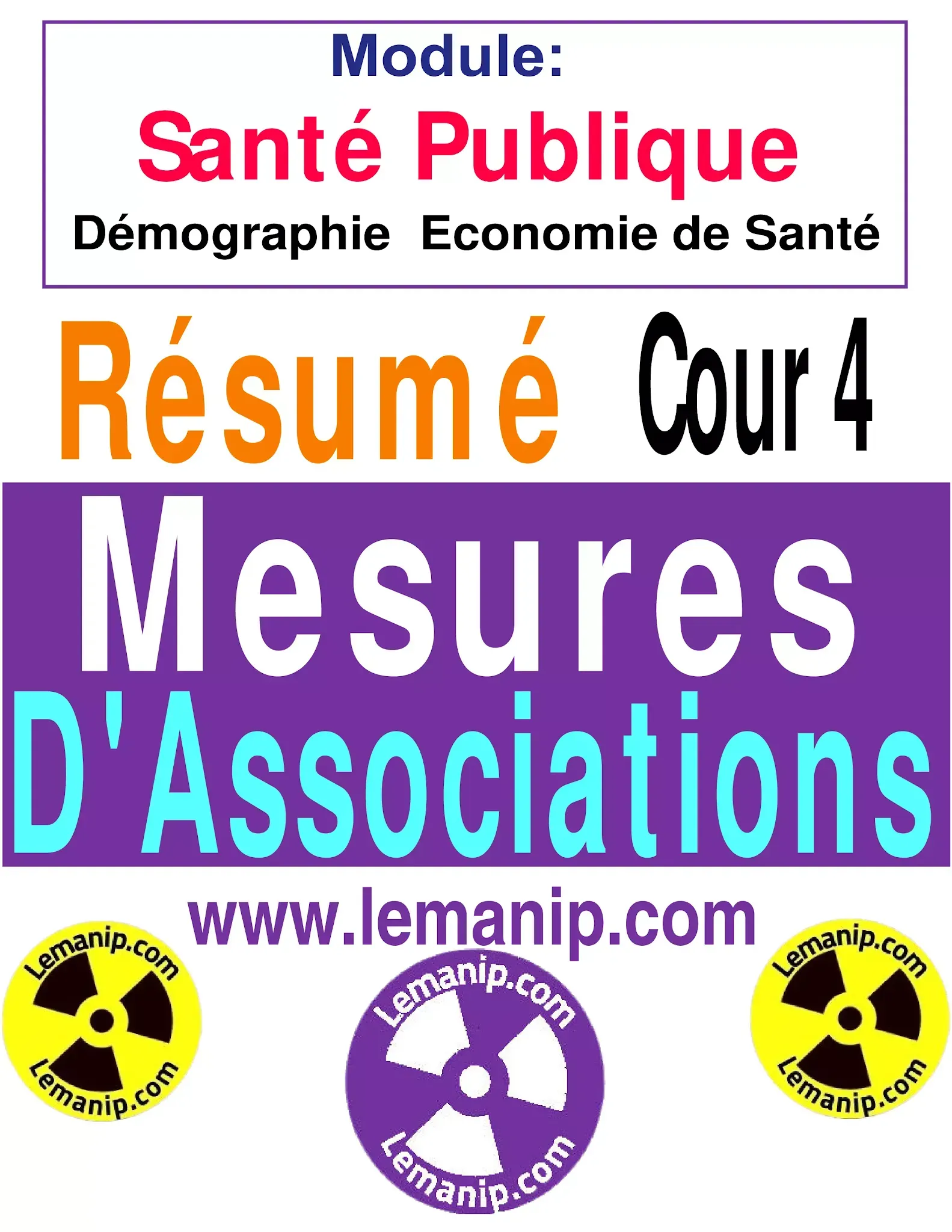 Résumé Du Cours 4 Du Santé Publique