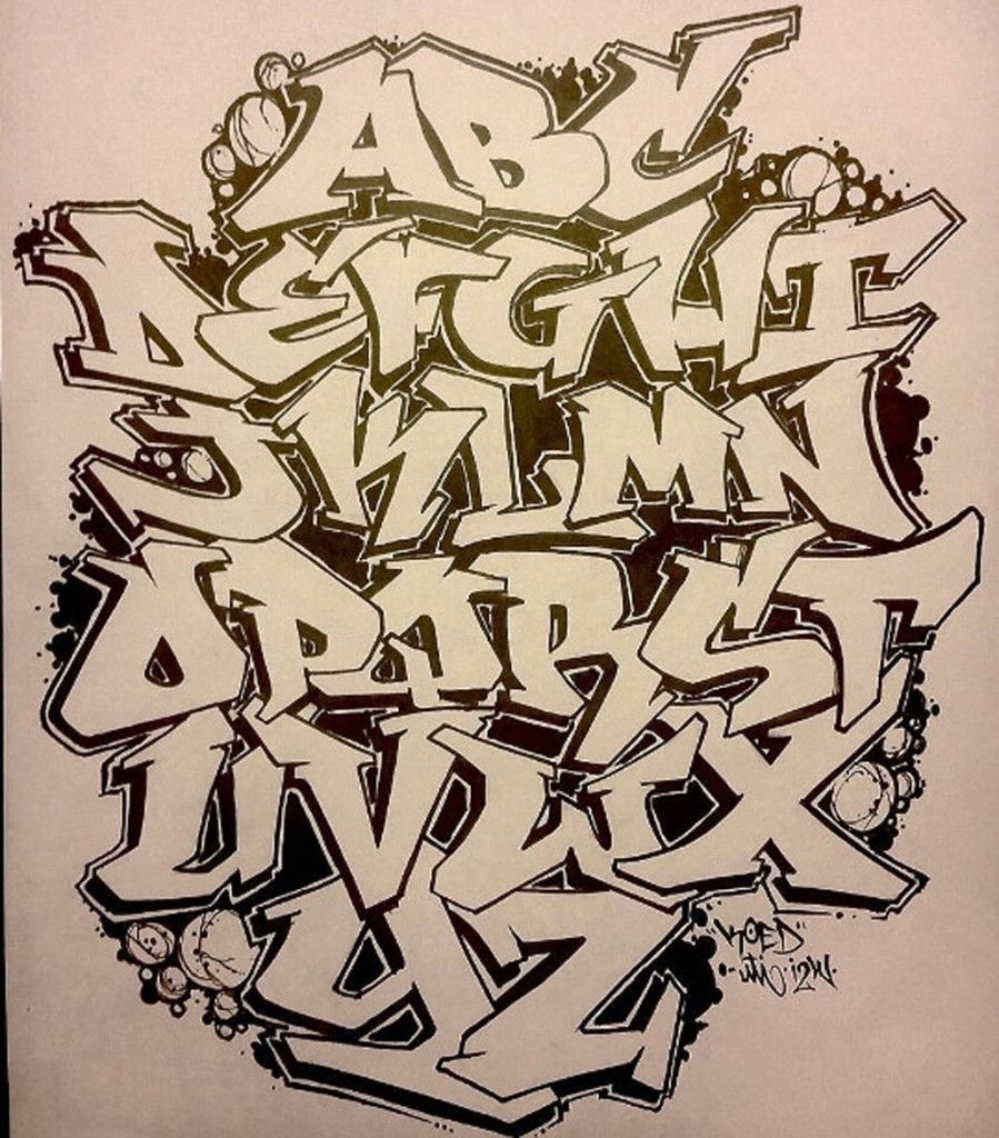 graffiti-bubble-letters-alphabet-a-z-design-business-letter