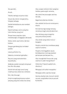 puisi berantai lucu  wood scribd indo