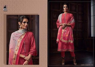 Sahiba Majestic Chanderi Suits Catalogue wholesaler