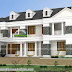 5 bedroom Colonial style 7840 square feet house architecture