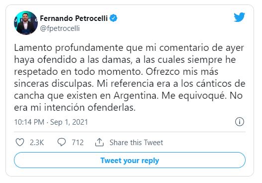 Tarek William Saab ordena encarcelar a Fernando Petrocelli por un mensaje en twitter