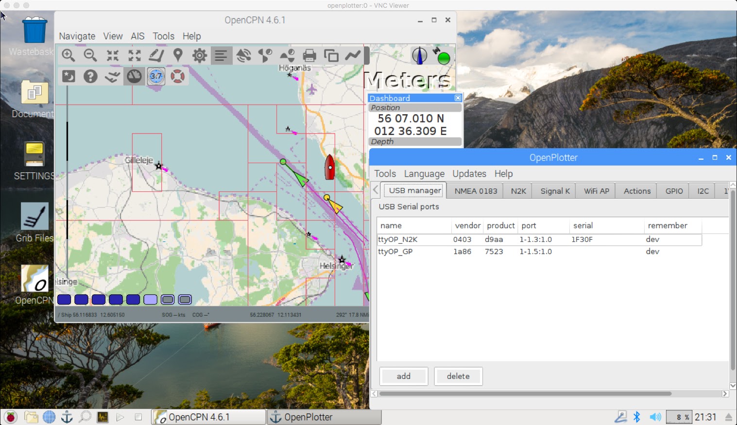 Pyssel OpenPlotter, updating SignalK Node server