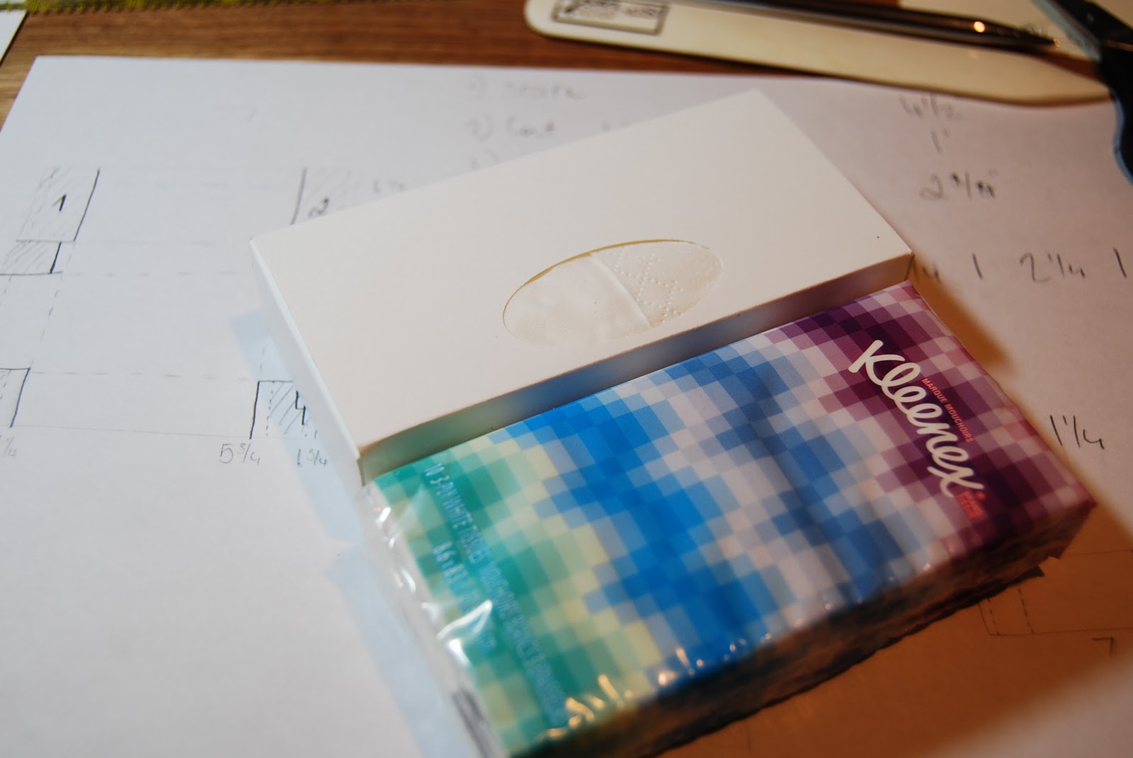 Lady & the Stamp Kleenex Travel Pouch