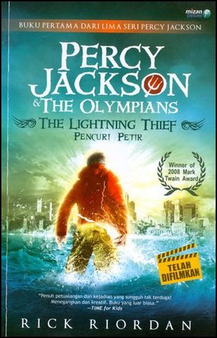 Hasil gambar untuk Novel Percy Jackson (Pencuri Petir) â Rick Riordan