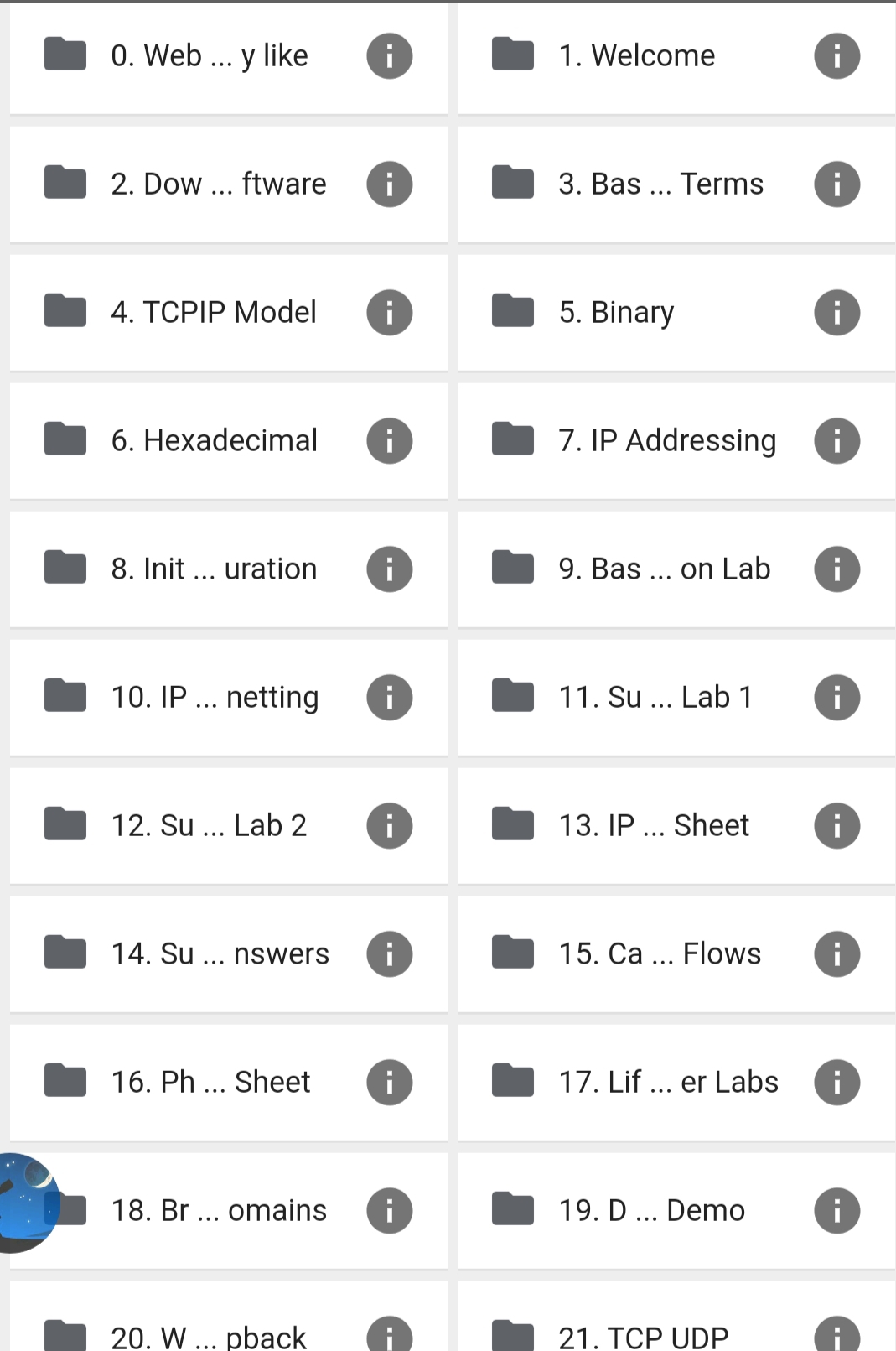 Udemy The Complete Networking Fundamentals Course.