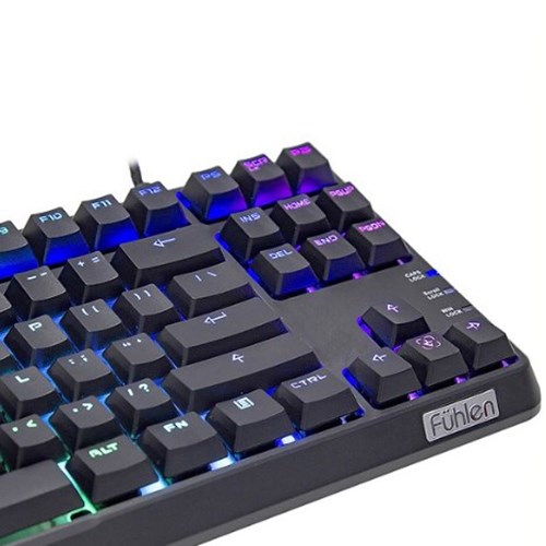 Bàn Phím Game Có Dây Fuhlen M87S RGB Blue Switch