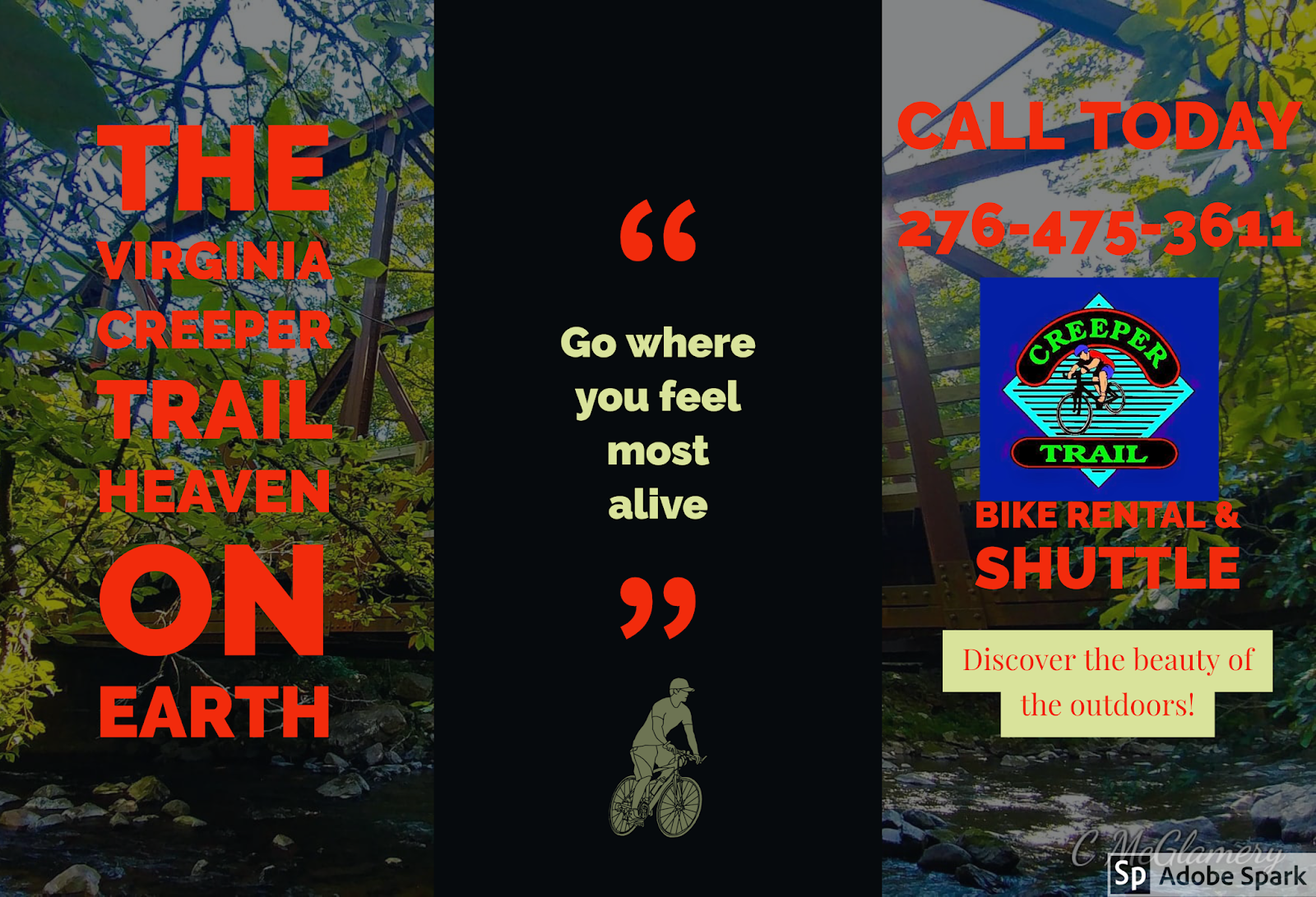 Creeper Trail Bike Rental & Shuttle Creeper Trail Bike Rental