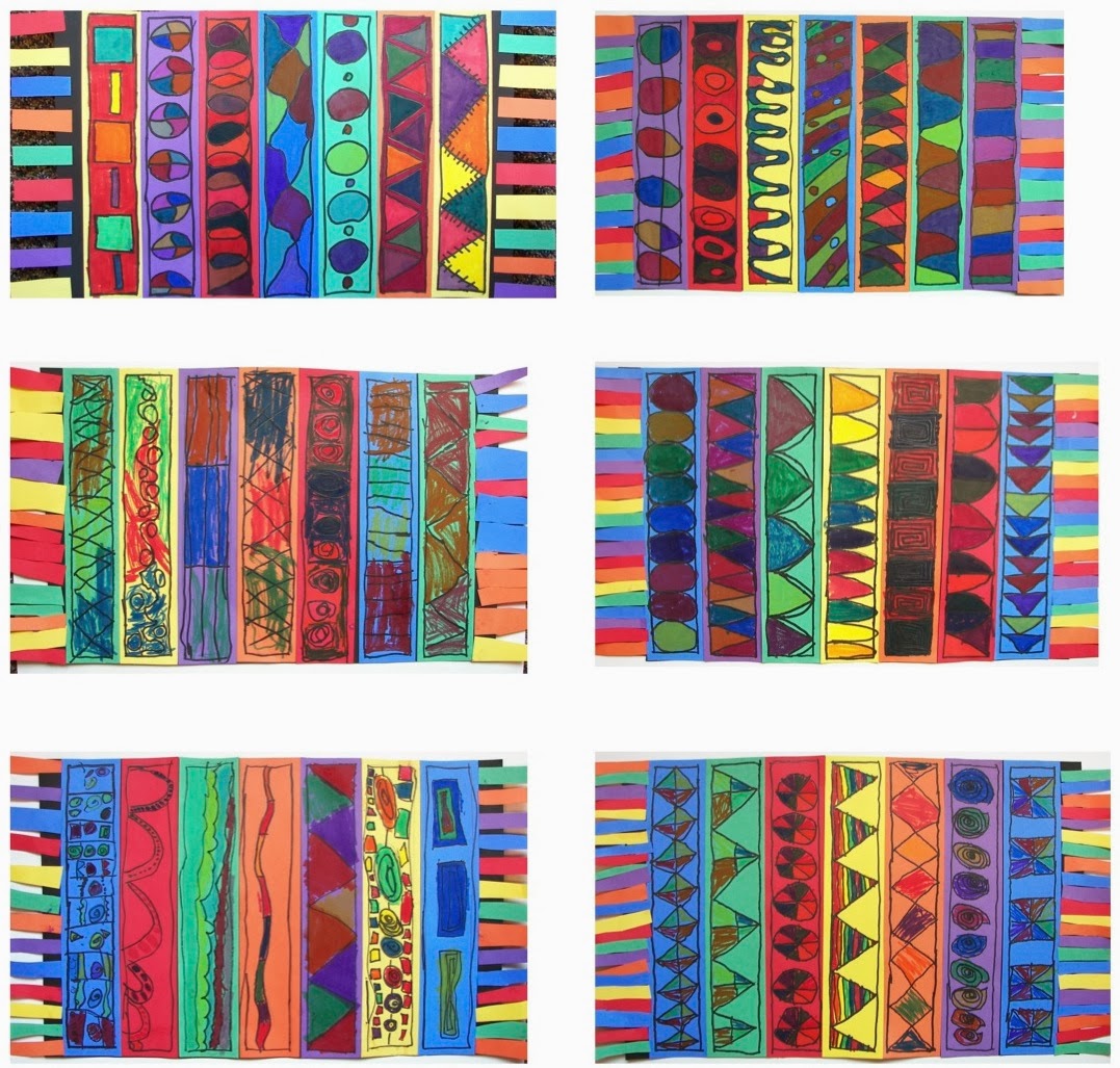 The Rolling Artroom: Line Patterns/Rug Design (1st-3rd Grade)