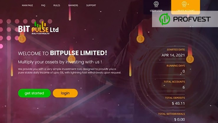Bit Pulse Ltd: обзор и отзывы о bitpulse.cc (HYIP платит) Bit Pulse Ltd обзор и отзывы HYIP-проекта