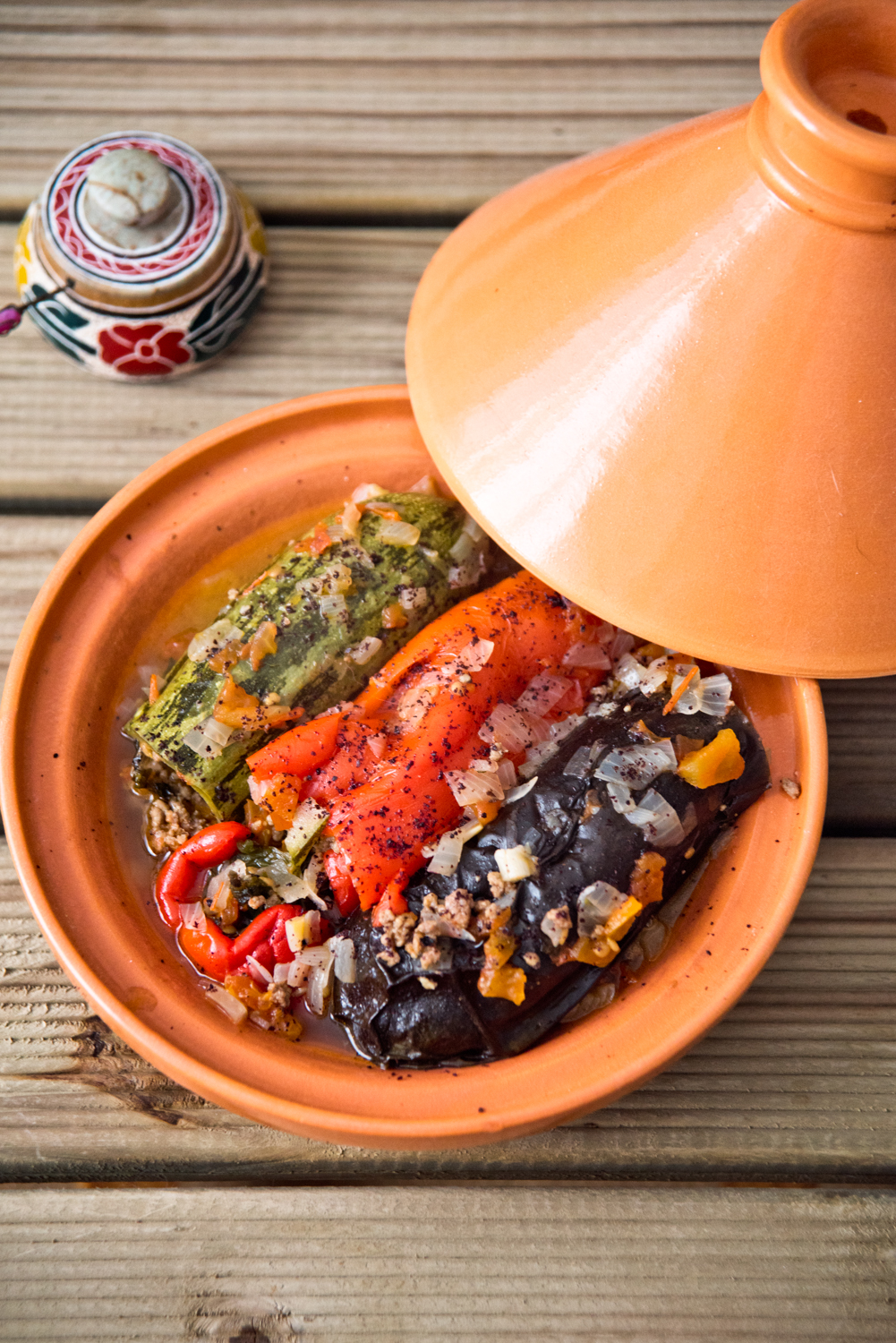TAGINE DE LEGUMES RECHEADOS