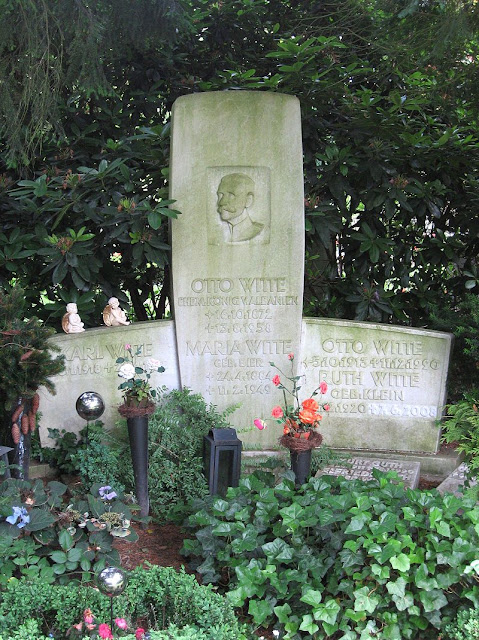 Могила Отто Витте на кладбище Ольсдорф, Гамбург