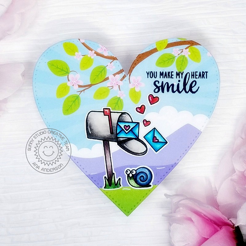 Sunny Studio Snail Mail Cards with Ana and Christy