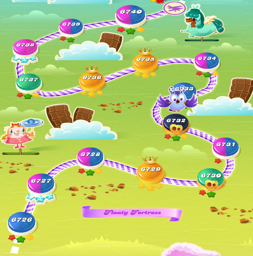 Candy Crush Saga level 6726-6740 Candy Crush Saga level 6726-6740