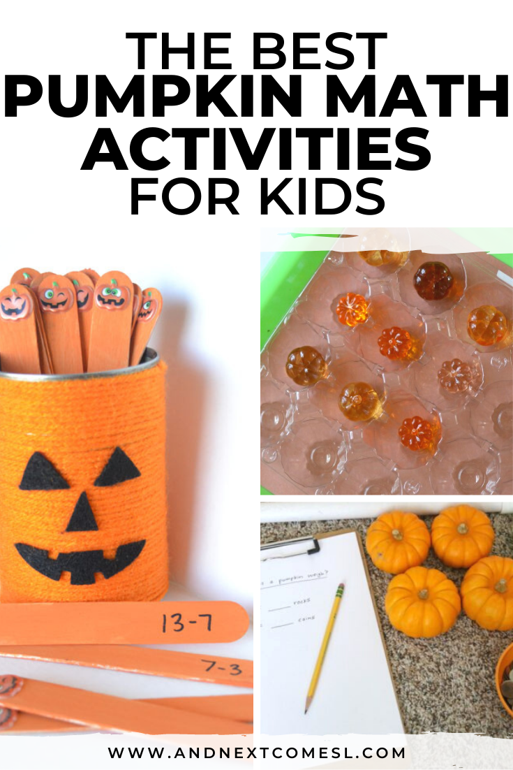 10 Pumpkin Math Activities for Kids | And Next Comes L - Hyperlexia