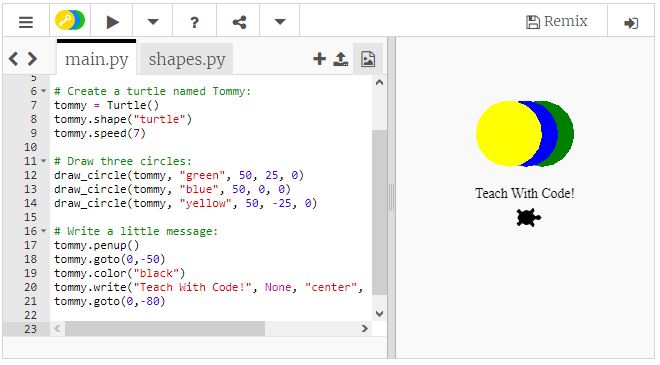 Online Interactive Python (Grafik komutlarını çalıştıran yorumlayıcı)
