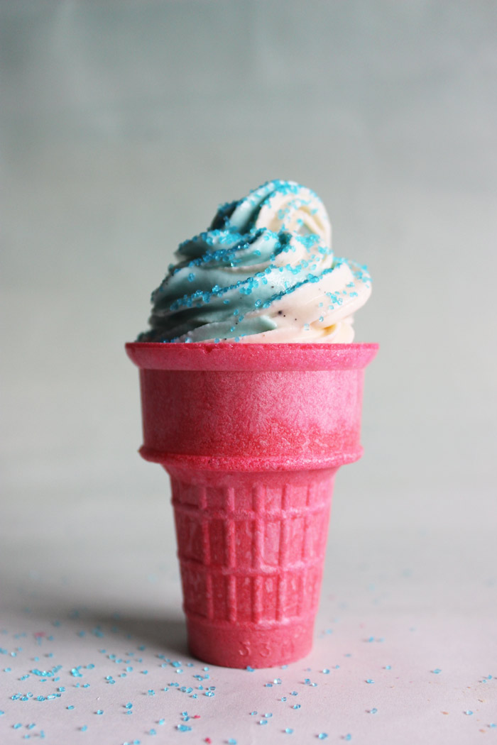 Ice Cream Bar Sea Salt + Vanilla No Machine Soft Serve Poppytalk