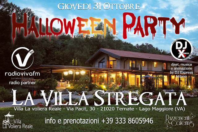 Giovedì 31 Ottobre - Halloween Party - La Villa Stregata - Radio Viva FM