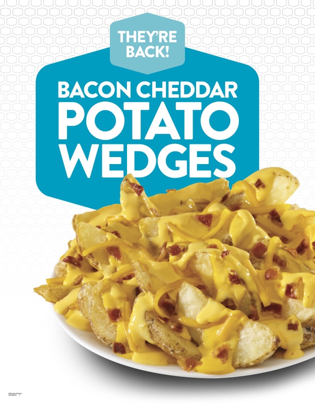News Jack in the Box Bacon Cheddar Potato Wedges are Back