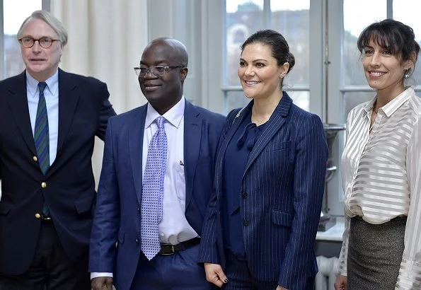 The Global Ocean and the Future of Humanity. Crown Princess Victoria carried Valentino Shoulder Bag. suit