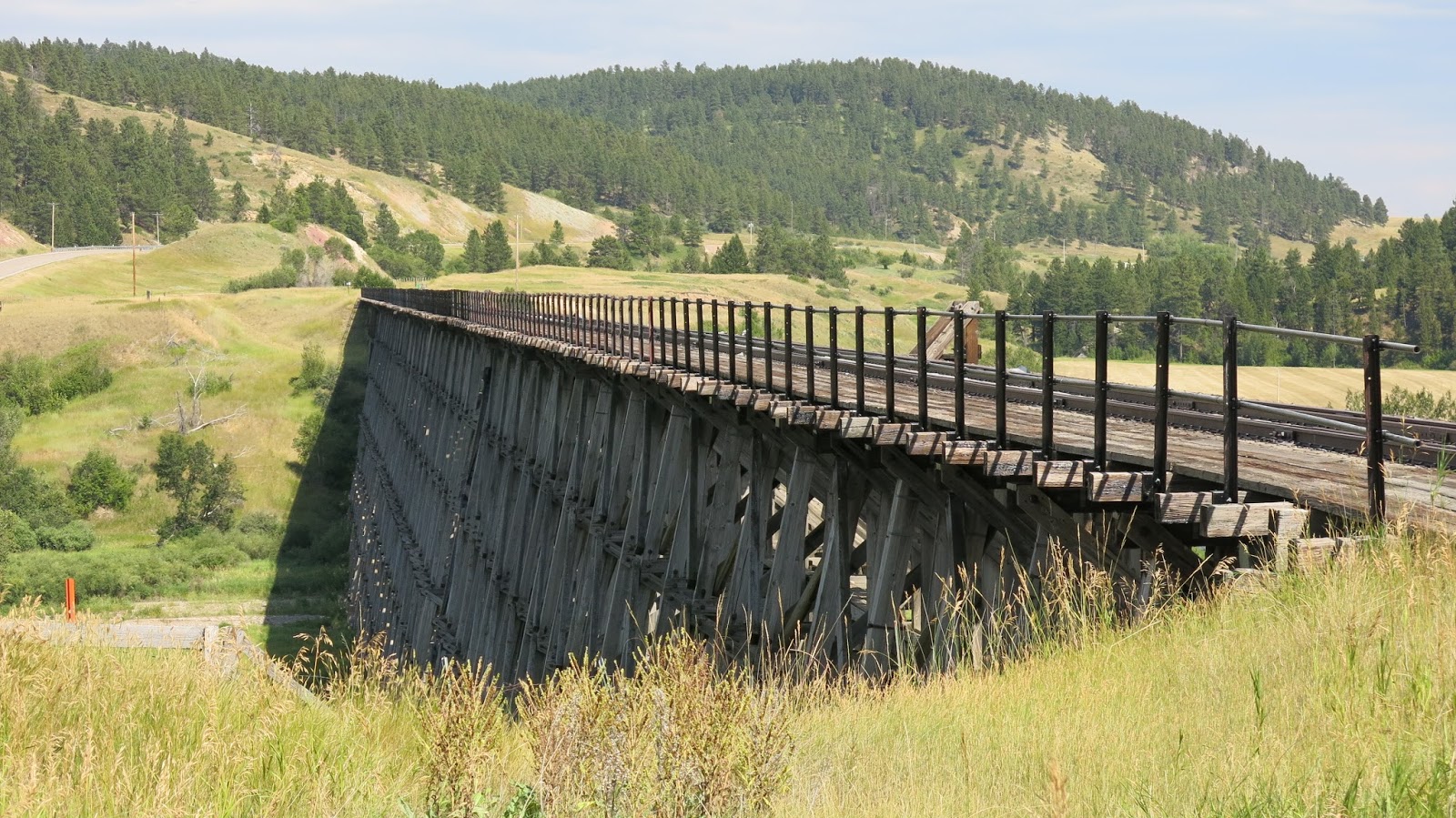 Geared Steam Spring Creek TrestleLewistown MT