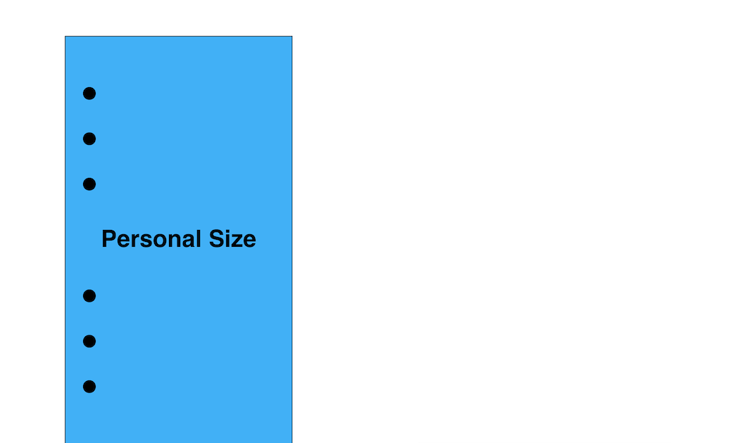 Philofaxy Is A6 the same as Personal size?
