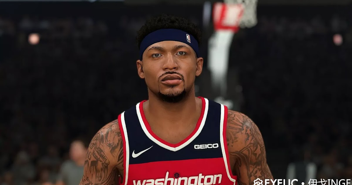 NBA 2K21 Bradley Beal Cyberface by INGE Shuajota Your
