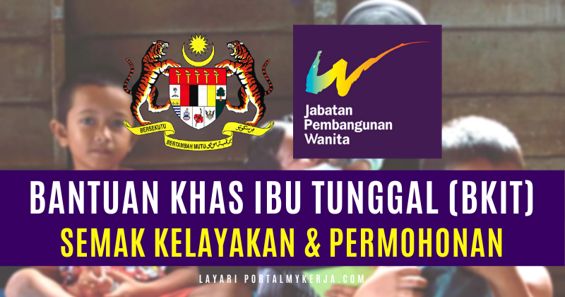 Ibu tunggal online bantuan Permohonan Bantuan