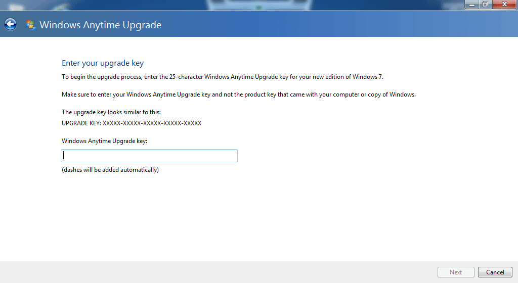 windows anytime upgrade key torrent
