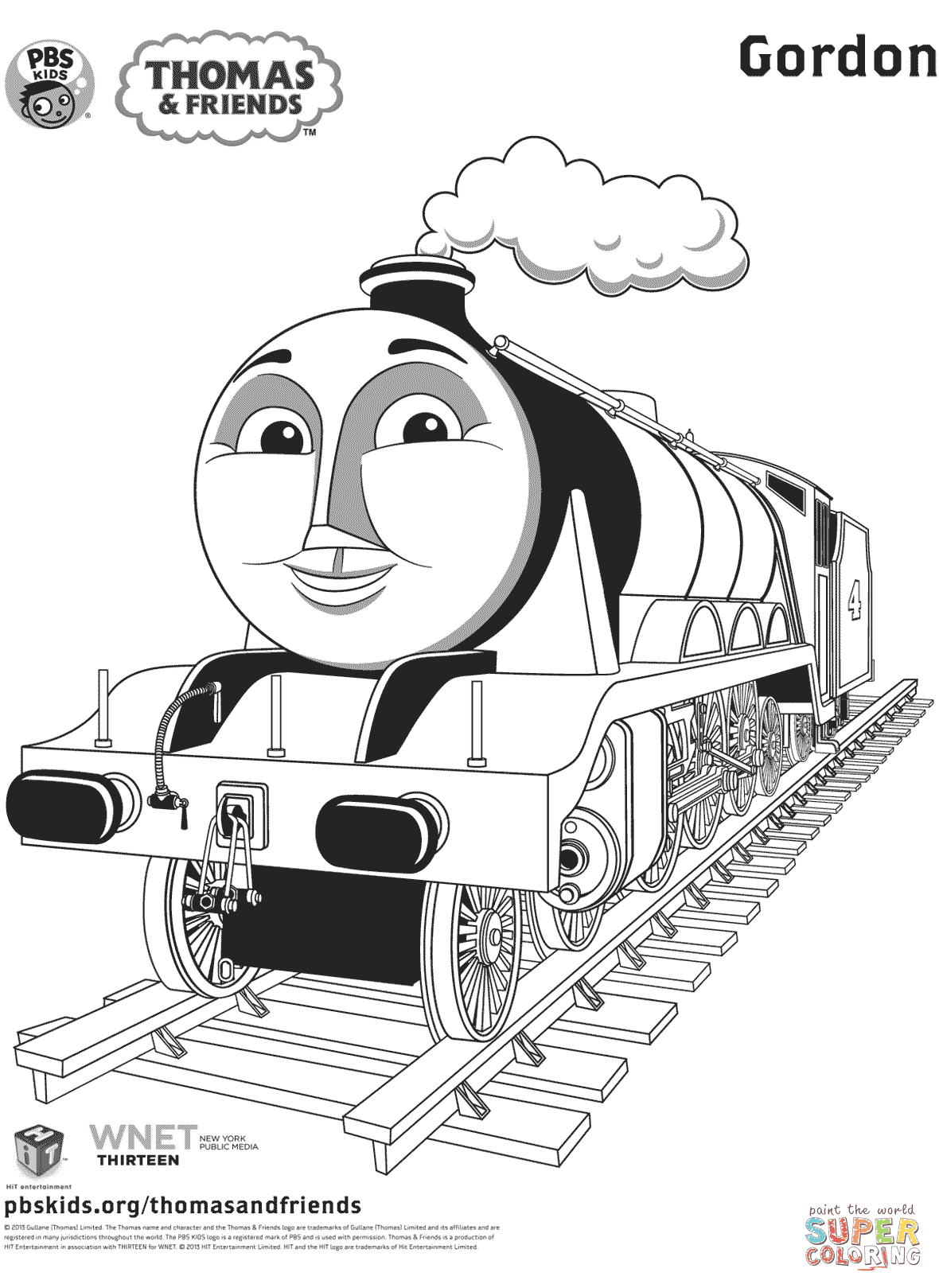 Thomas Coloring Page ~ Coloring Pages