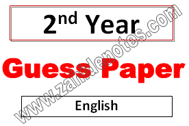 2nd year guess paper English 2022 lahore board