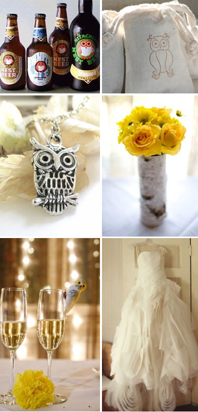 Owl always love you owl themed wedding inspiration board