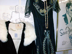 1920's cape and handbeaded dress