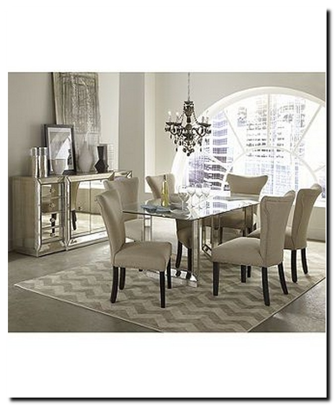 Mirrored Dining Room Set