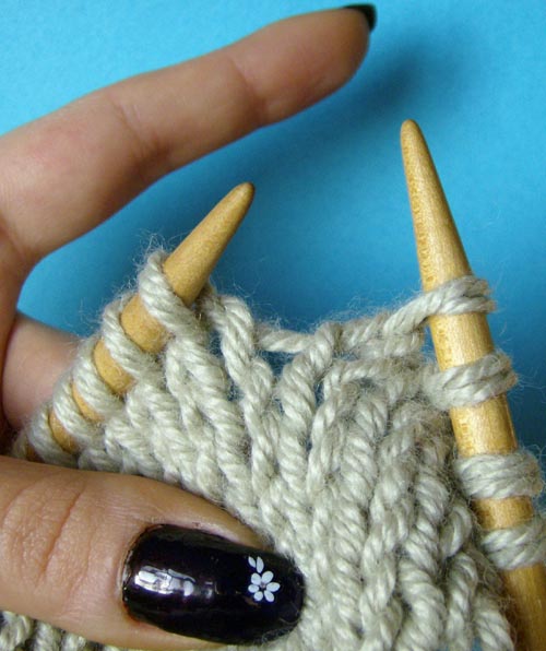 Cloopco Eastern uncrossed knitting knits and purls