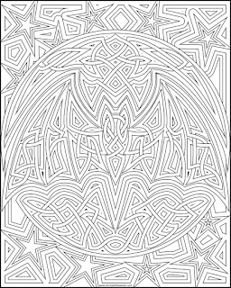 knotwork bat to print and color from Don't Eat The Paste- sm jpg