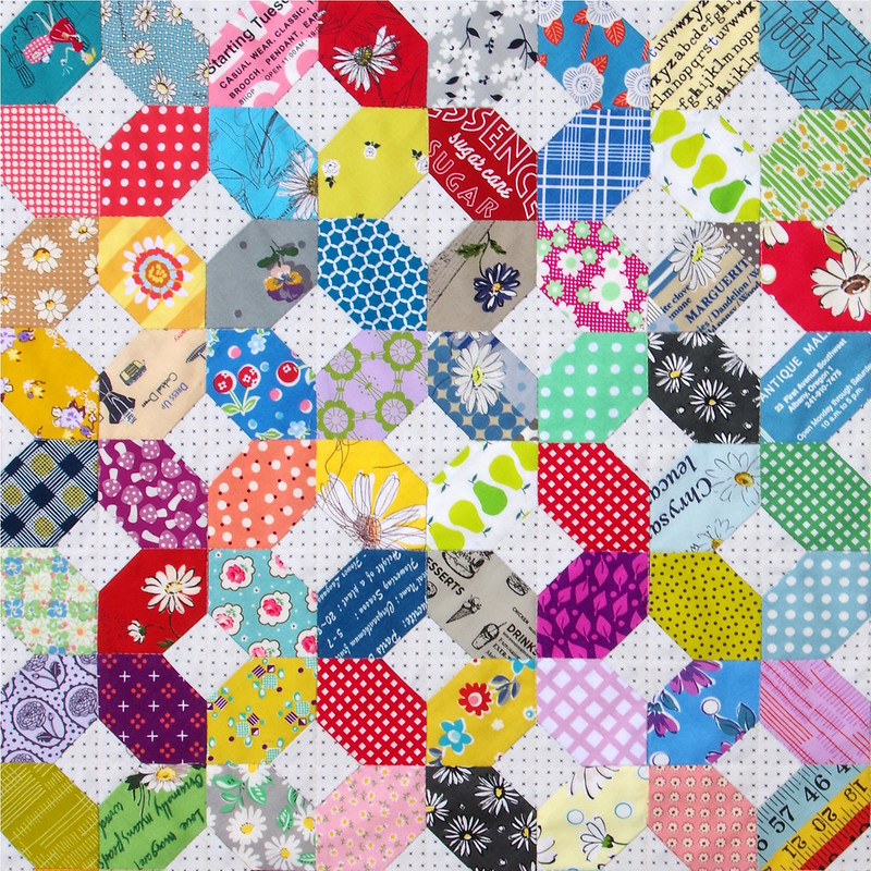 Hand Pieced Kansas Dugout Quilt - Japanese Fabrics | © Red Pepper Quilts 2020