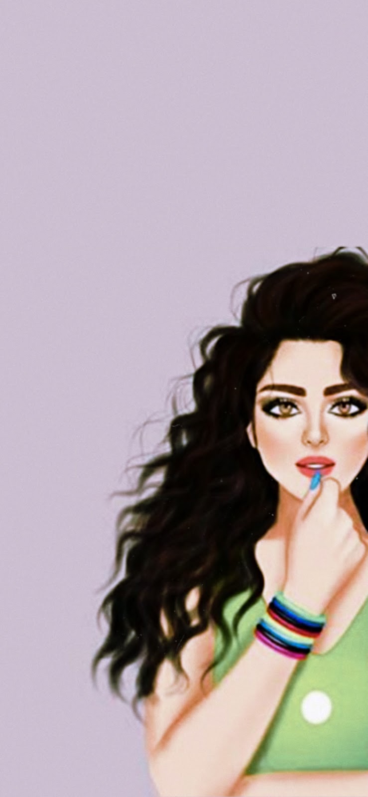 Slideshow خلفيات موبايل بنات كيوت.