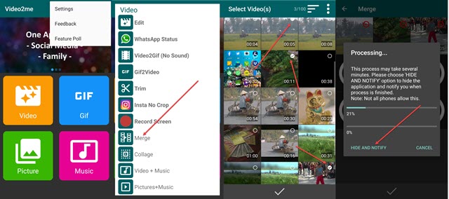 merge-video-android-video2me merge-video-android-video2me